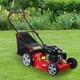 141cc Gas Engine Push Lawn Mower, Self Propelled With 50l Grass Tank, Big Wheel