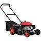 161cc 20-inch 2-in-1 High-wheeled Fwd Hand Push Gas Powered Lawn Mower Usa