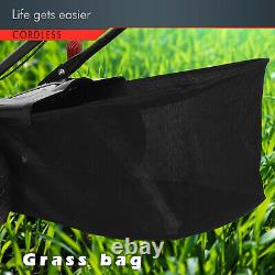 161CC Gas Powered Rotary Lawn Mower Garden Grass Cutter 50L + Accessories