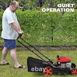 161cc 20in FWD Self-Propelled Gas Powered 2in1 High-Wheeled Lawn Mower For Yard
