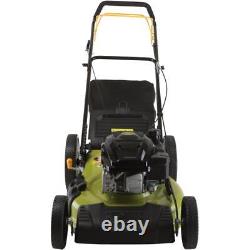 170cc Self-Propelled 3-In-1 Gas Lawn Mower with Rear Wheel Drive, 22