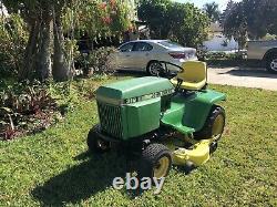 1988 John Deere 318 Garden Tractor Riding Mower Onan Gas Engine FL Barn Find