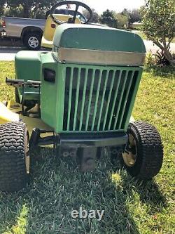 1988 John Deere 318 Garden Tractor Riding Mower Onan Gas Engine FL Barn Find