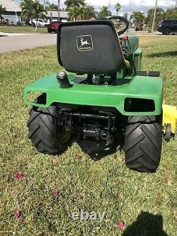 1988 John Deere 318 Garden Tractor Riding Mower Onan Gas Engine FL Barn Find