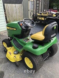 2012 John Deere X360 Lawn Mower Tractor 22HP Kawasaki Twin Engine 48 Deck