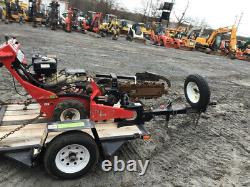 2014 Barreto 912 Gas Self Propelled Trencher with Trailer Only 300 Hours