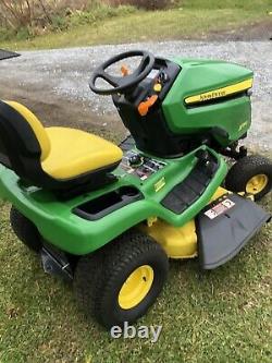 2017 John Deere X350 Lawn Mower Tractor 18HP Kawasaki Twin Engine 42 Deck
