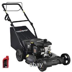 209CC 3-in-1 Self Propelled Lawn Mower 21-inch 4-Stroke Engine Gas Powered withBag