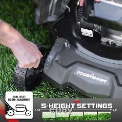 209CC engine 21 3-in-1 Gas Self Propelled Lawn Mower 5-position height US