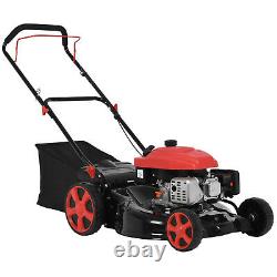 20'' 161cc Lawn Mower 2in1 High-Wheel FWD Self-Propelled Gas Power Grass Cutter