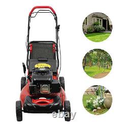 20.5 in. 140cc 1.6L High Wheel FWD Gas Walk Behind Self Propelled Lawn Mower USA