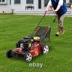 20.5 in. 140cc High Wheel FWD Gas Walk Behind Self Propelled Lawn Mower 1.6L USA