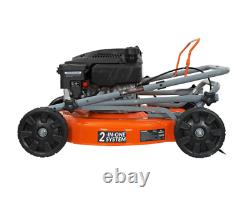 20 in. 170 cc OHV Walk Behind Gas Push Mower 2-in-1 Mulch plus Side Discharge