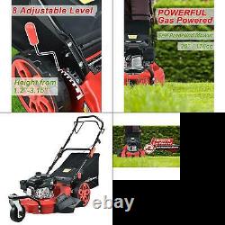 20 in. 3-in-1 170 cc gas walk behind self propelled lawn mower