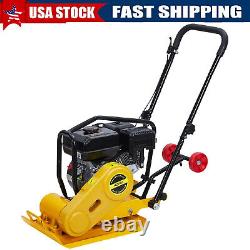 212CC Gas Engine 4200lbs Plate Compactor Soil Rammer 5600VPM Pavement Compactor