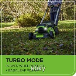 21Cordless Self-Propelled Lawn Mower with 4Ah Batteries/Dual Port Rapid Charger