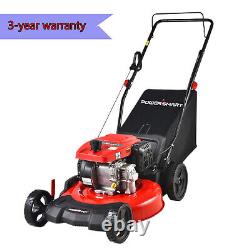 21'' 209CC OHV Gas Engine Powered Push Self-propelled Lawn Mower with8 Rear Wheel