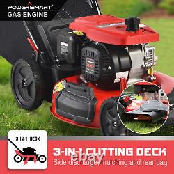 21'' 209CC OHV Gas Engine Powered Push Self-propelled Lawn Mower with8 Rear Wheel