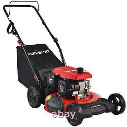 21'' 209CC OHV Gas Engine Powered Push Self-propelled Lawn Mower with8 Rear Wheel