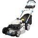 21 3-in-1 Electric Start Self Propelled Lawn Mower White Pulsar 7 Positions