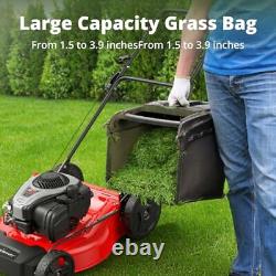 21 B&S Engine 140cc Self Propelled Lawn Mower Steel Deck, 6-Height