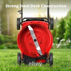 21 B&S Engine 140cc Self Propelled Lawn Mower Steel Deck, 6-Height