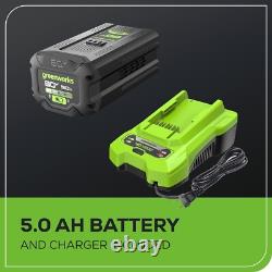 21 Eco-Friendly Self-Propelled Lawn Mower with LED Headlight & Aluminum Handles
