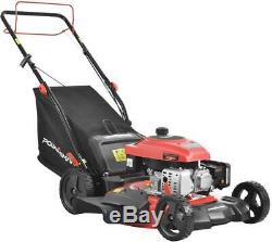 21 Gas Self-Propelled Walk Behind Lawn Mower, Bag or Mulch, PowerSmart DB2194S