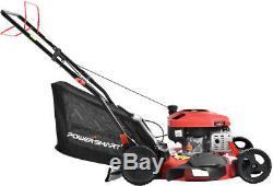 21 Gas Self-Propelled Walk Behind Lawn Mower, Bag or Mulch, PowerSmart DB2194S