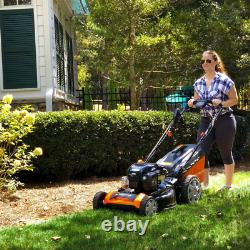 21 In 163 Cc Walk Behind Lawn Mower Push Cordless Lithium-Ion Electric Start
