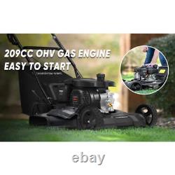 21 In. 3-In-1 Gas Self Propelled Walk behind Lawn Mower