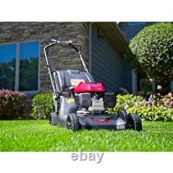 21 In. 3-In-1 Variable Speed Gas Walk behind Self Lawn Mower with Auto Choke