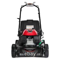 21 In. 3-In-1 Variable Speed Gas Walk behind Self Propelled Lawn Mower with Auto