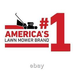 21 In. Briggs and Stratton Gas Walk behind Self Propelled Lawn Mower with Bagger