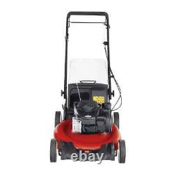 21 In. Briggs and Stratton Gas Walk behind Self Propelled Lawn Mower with Bagger