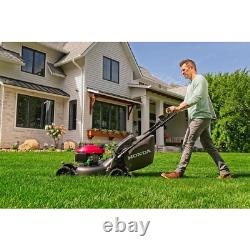 21 In. Variable Speed Gas Walk Behind Self Propelled Lawn Mower with Blade Stop