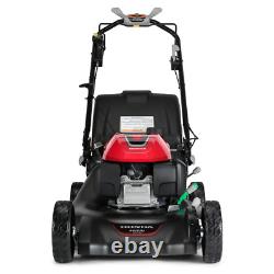 21 In. Variable Speed Gas Walk Behind Self Propelled Lawn Mower with Blade Stop