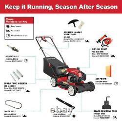 21 in. 159 cc Gas Walk Behind Self Propelled Lawn Mower with Check Don't Change