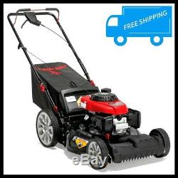 21 in 160cc Self Propelled Lawn Mower Gas Powered Auto Choke High Rear Wheel FWD