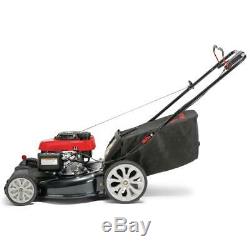 21 in 160cc Self Propelled Lawn Mower Gas Powered Auto Choke High Rear Wheel FWD