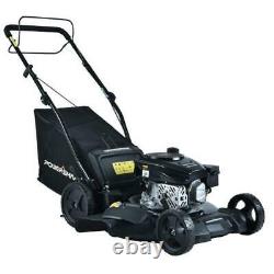 21 in. 170 cc Gas 3-in-1 Walk Behind Self Propelled Lawn Mower