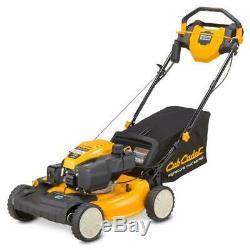 21 in Push Button Electric Start Walk Behind Self Propelled Lawn Mower