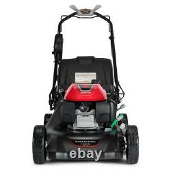 21 in. Steel Deck Electric Start Gas Walk Behind Self Propelled Mower with Clip