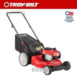 21in 140cc Briggs & Stratton Gas Push Lawn Mower Mulching Kit with Rear Bag