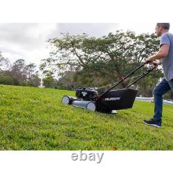 22 In. 140 Cc Briggs & Stratton Walk behind Gas Self-Propelled Lawn Mower with F