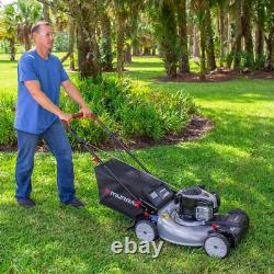 22 In. 140 Cc Briggs & Stratton Walk behind Gas Self-Propelled Lawn Mower with F