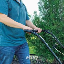 22 In. Gas Walk Behind Self Propelled Lawn Mower Garden Backyard Tools with Wheels