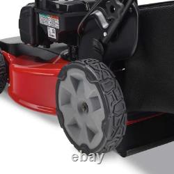 22 In. Gas Walk Behind Self Propelled Lawn Mower Garden Backyard Tools with Wheels