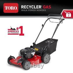 22 In. Recycler Briggs And Stratton High Wheel FWD Gas Walk Behind Self Lawn