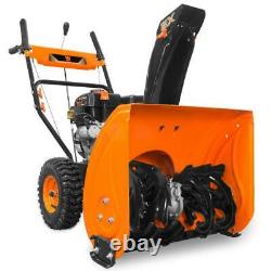 24 212cc Snow Blower 2 Stage Self Propelled Electric Start Gas Snowblower